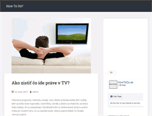 Tablet Screenshot of howtodo.sk